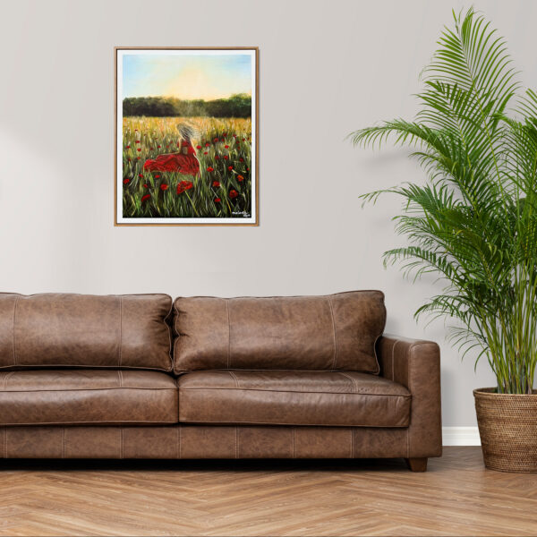 Plakat FINE ART - 02074 "Tam, gdzie kwitły maki"