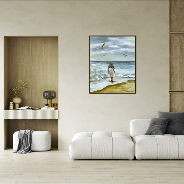 Plakat FINE ART - 09074 "Brzegiem wspomnień"