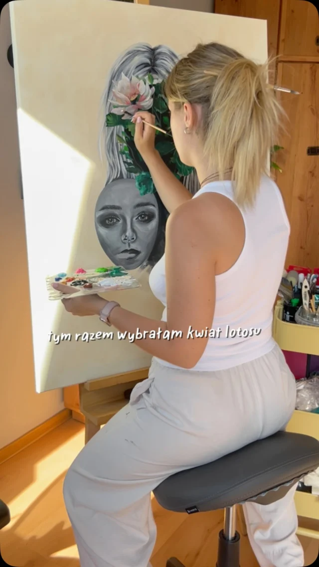 Historia najnowszego obrazu i przy okazji jego proces twórczy. ☺️🪷 
Lubicie tego typu posty? 🌸

✅ obraz 24074 DOSTĘPNY 🪷

#malarstwo #sztuka #obraz #obrazdownętrza #obrazdosalonu
